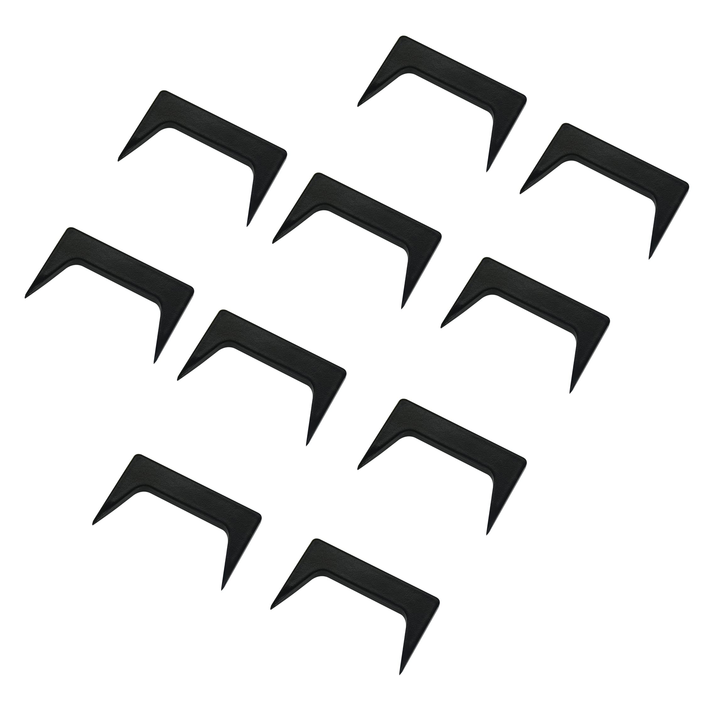 UPTTHOW 10PCS Pinch Dogs Woodworking 1.5inch Wood Clamps Square Back Tapered Legs Woodworking Glued Panel Table Stool Top Plank Edge Post Assembly