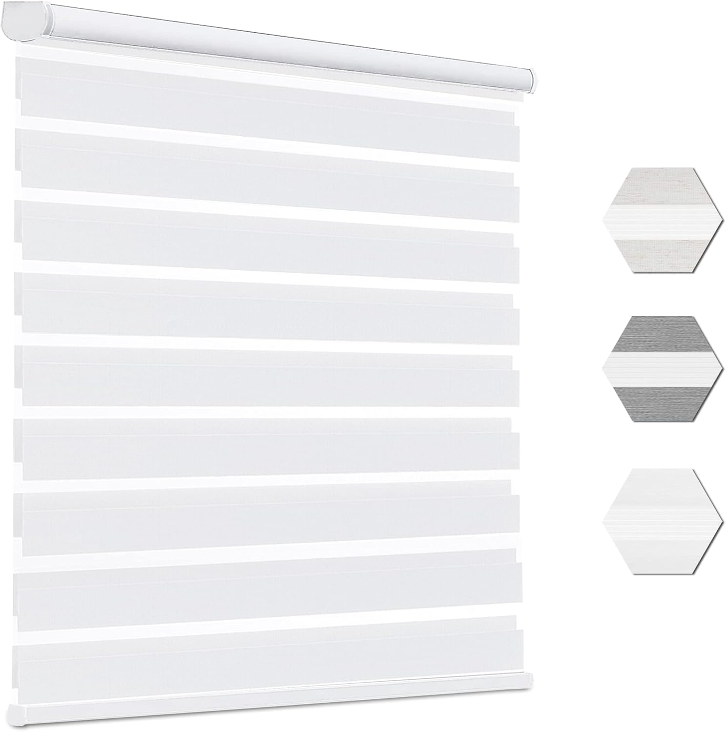 Flamax Dual Layer Cordless Zebra Roller Shades,Cordless Zebra Blinds For Windows,Cordless Zebra Shades For Windows,Window Shade,Cordless Zebra Roller Blinds,Cordless Roller Shades,Window Roller Shades : Home & Kitchen