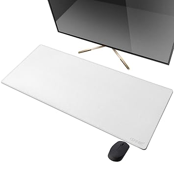 CENNBIE Extended Leather Gaming Mouse Pad/Mat, Large Office Writing Desk Computer Leather Mat Mousepad,Waterproof 35.5