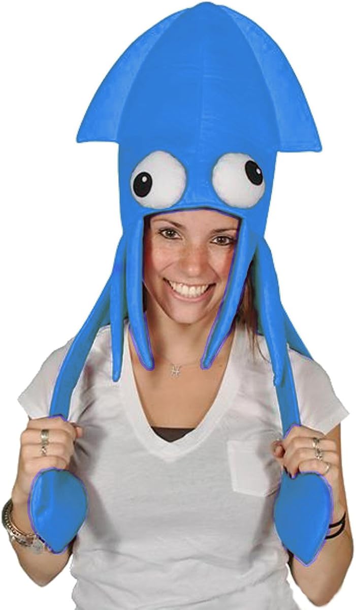 Blue squid hat Clearance