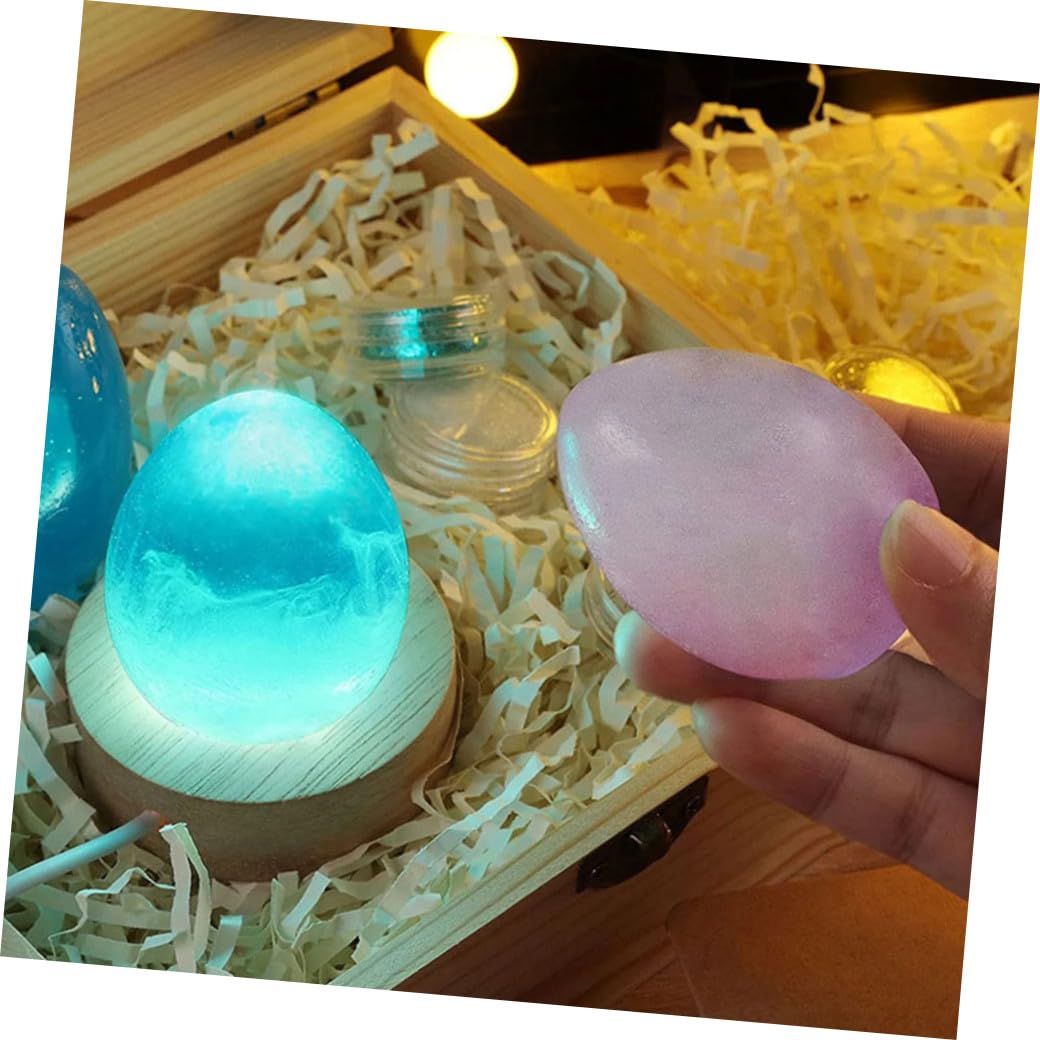 TOPBATHY 9 Pz Stampo Per Luce Notturna a Forma Di Stampo Epossidico Muffa ' in Silicone Per Candele Per Resina Scrivania Gel Di Silice Stampo Torta Un Corpo