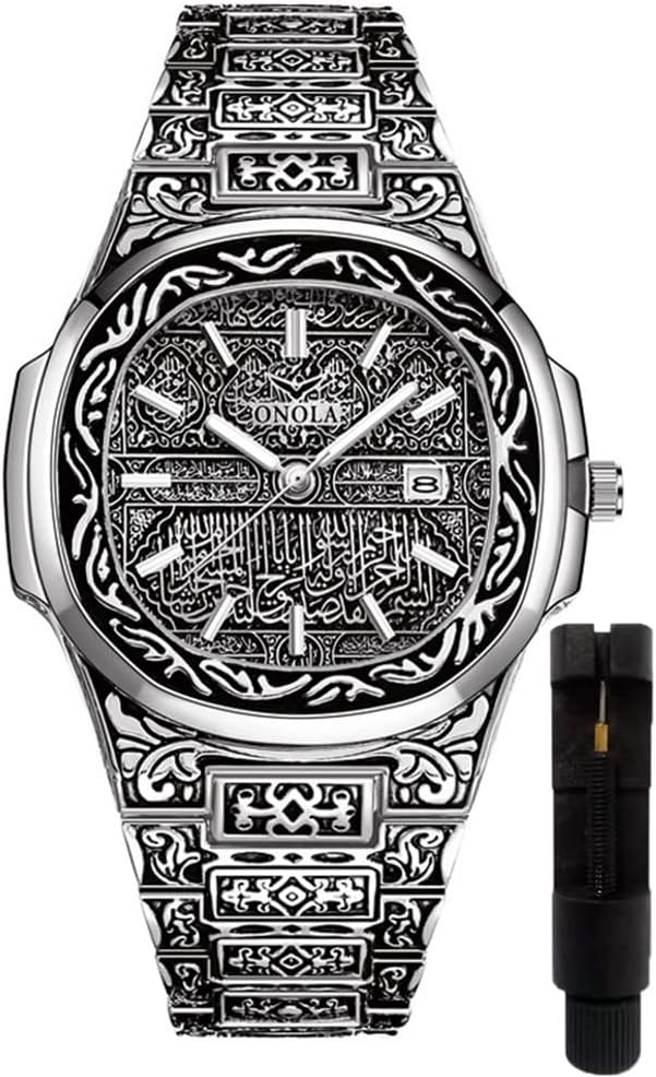 ONO 3808 Men's Analogue Quartz Watch with Metal Strap