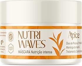Ápice Máscara Nutri Waves Nutrição Intensa | Nutrição, Brilho e Reconstrução para Todos os Tipos de Cabelo | 300g