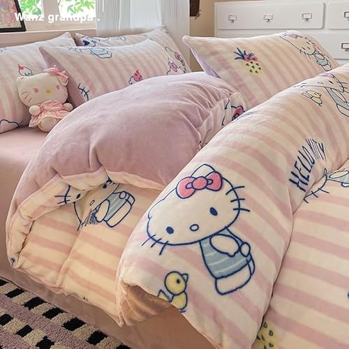 ☆シナモロール寝具　あったかフランネル素材掛けカバー、ダブル１９０✖️２１０cm シナモロール 掛け布団カバー フランネル 毛布としても使える