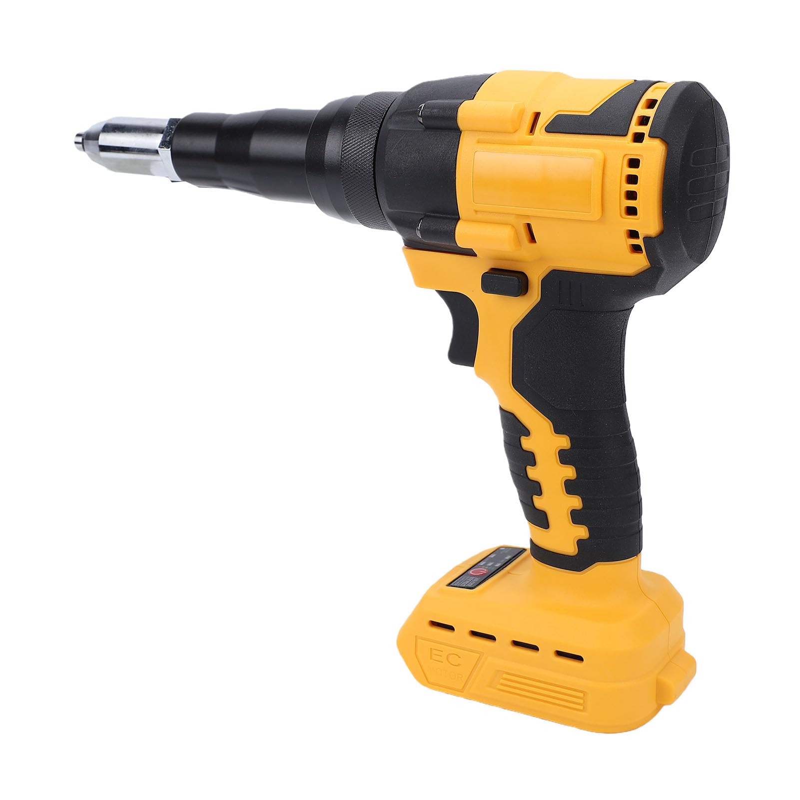 Bewinner Pistola Remachadora Inalámbrica, Kit de Herramientas Eléctricas sin Escobillas para Batería Marcha Atrás Automática, Luz LED, para Remaches de 1/8, 5/32 y 3/16 Pulgadas