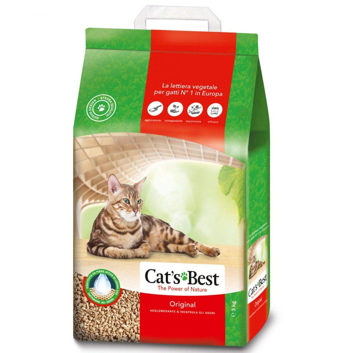 Cat's Best Ökoplus - Litière pour chat (3 Kg)