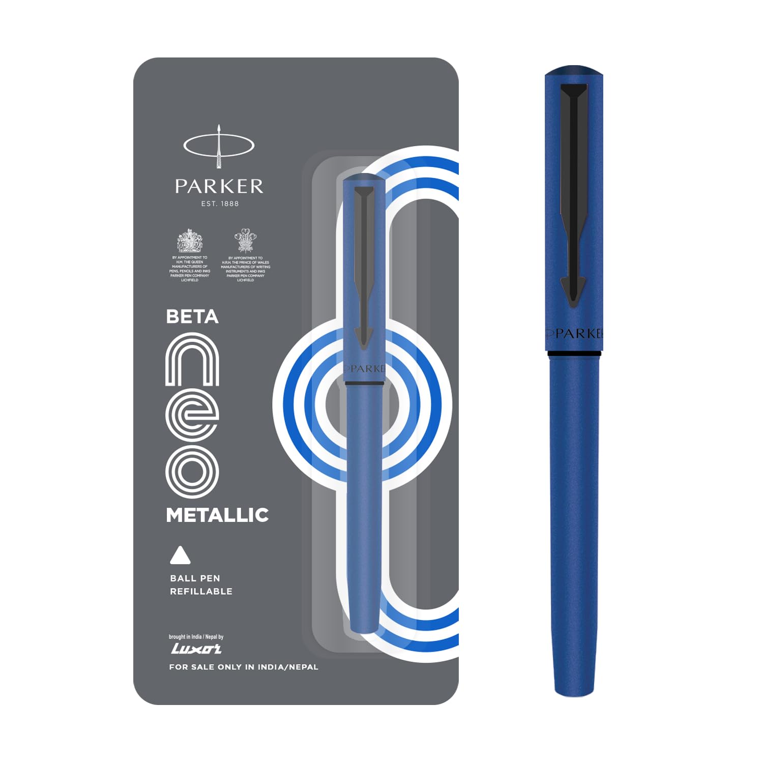 Parker Beta Neo Metalic Blue | Ball Pen | Blue ink | Perfect for Students and Working Professionals-image-11