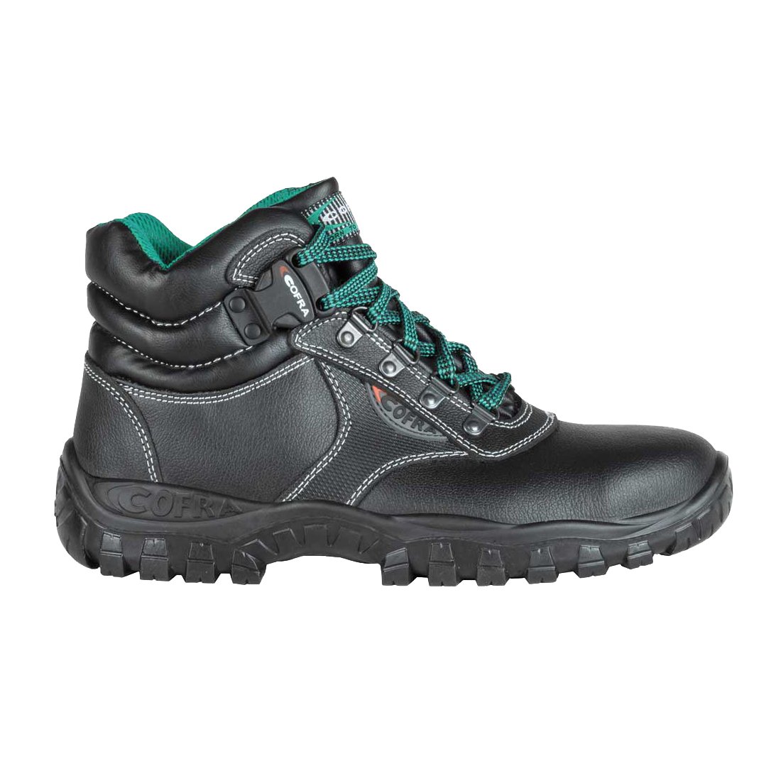 Chaussures de travail Cofra Plutone TA020-000 en noir taille 42 pour la sécurité