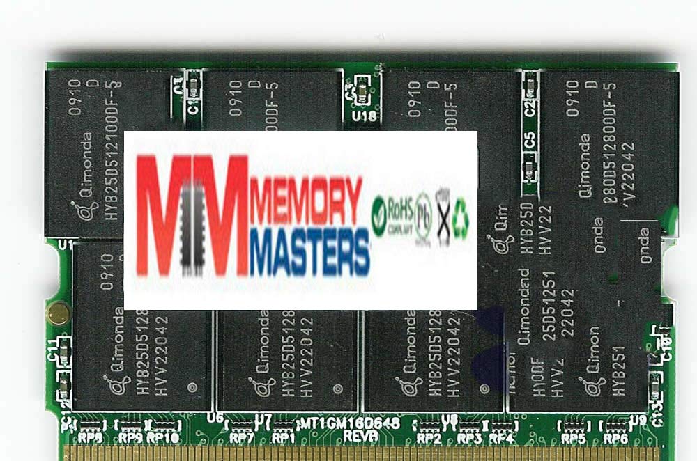 MemoryMasters 1GB 172pin PC2700(333Mhz) 64x8 DDR MicroDIMM at