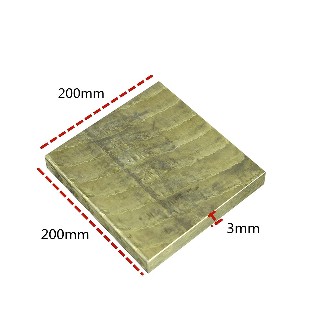 Bronzebleche, Verbessern Die Bearbeitbarkeit Und Verschleißfestigkeit, 6 Mm X 200 Mm X 200 Mm, 4 Mm X 100 Mm X 100 Mm/3Mm*200Mm*200Mm