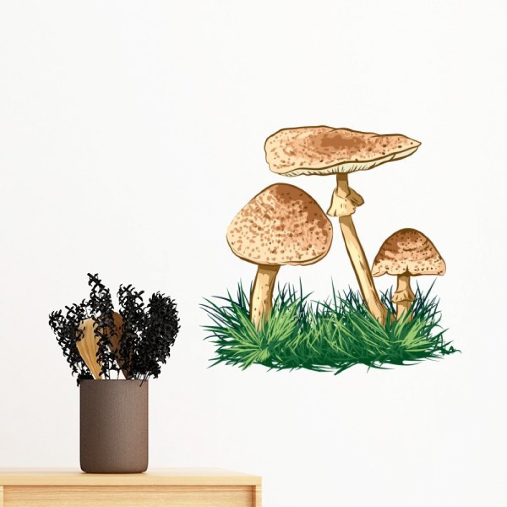 Autocollant mural plante verte DIYthinker en vinyle amovible 70cm