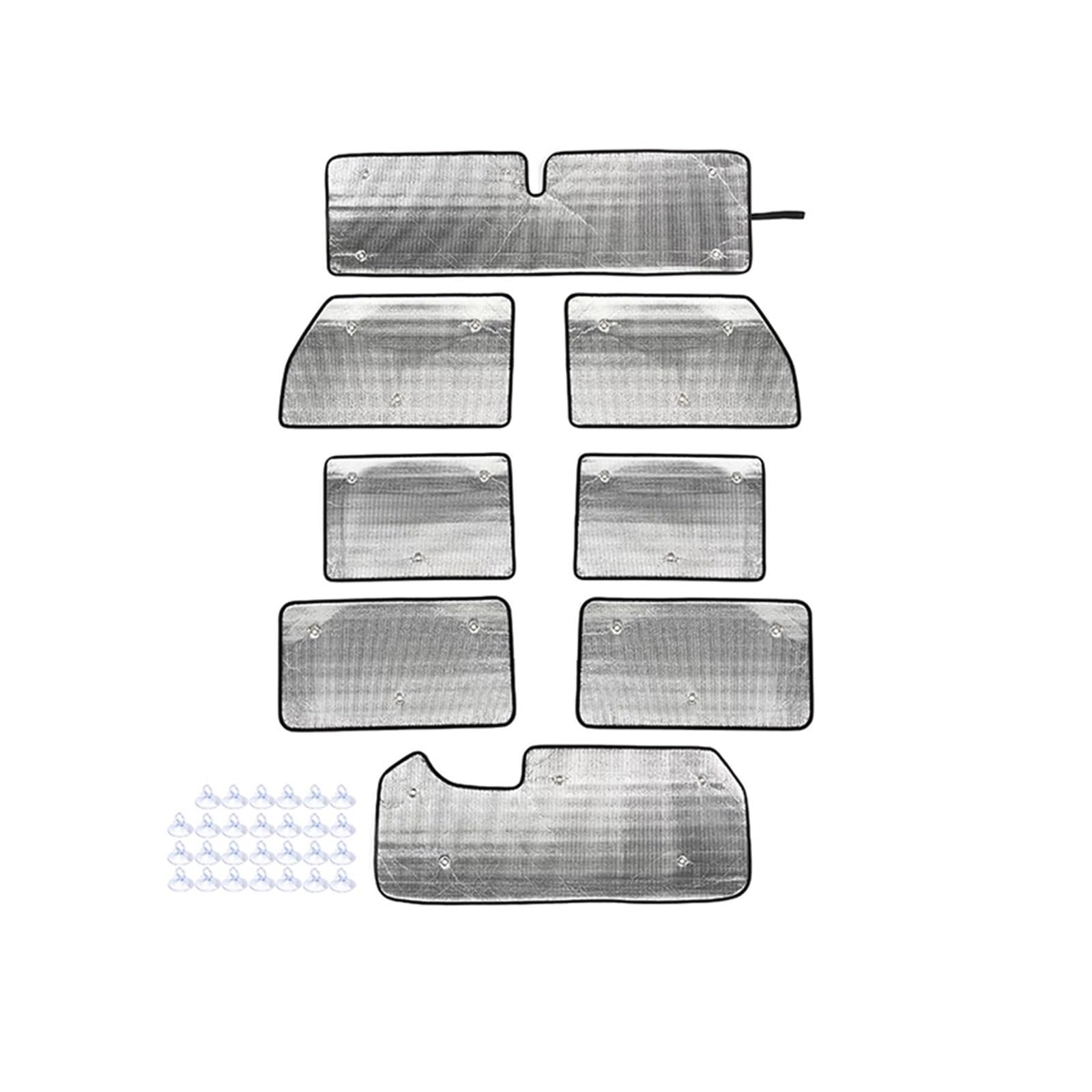Protector Solar Lateral Coche para Jeep para Wrangler JK 2/4 Puertas 2007-2017, Parasol para Ventana Trasera Y Delantera De Coche, Cubierta Aislante, Almohadilla Sombrilla De Coche (Color : For 4 DOO