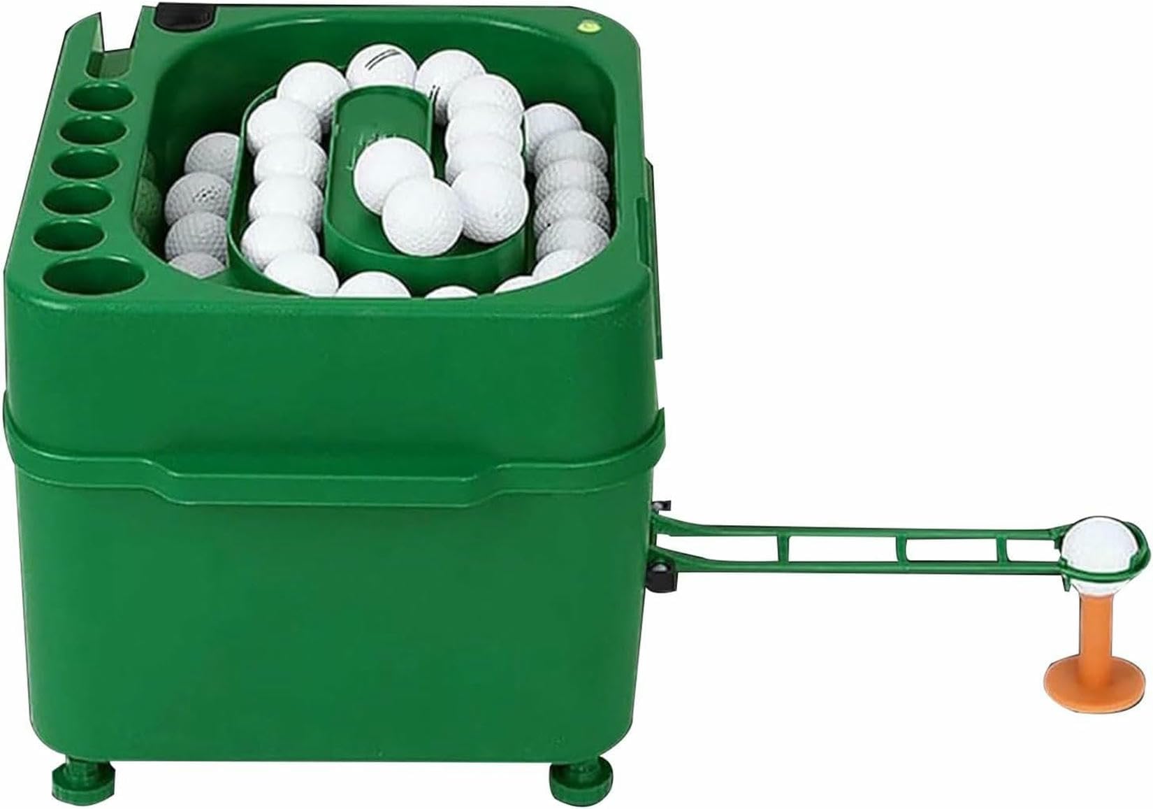 Machine à billes à induction électrique de golf avec rack de stockage 6 clubs
