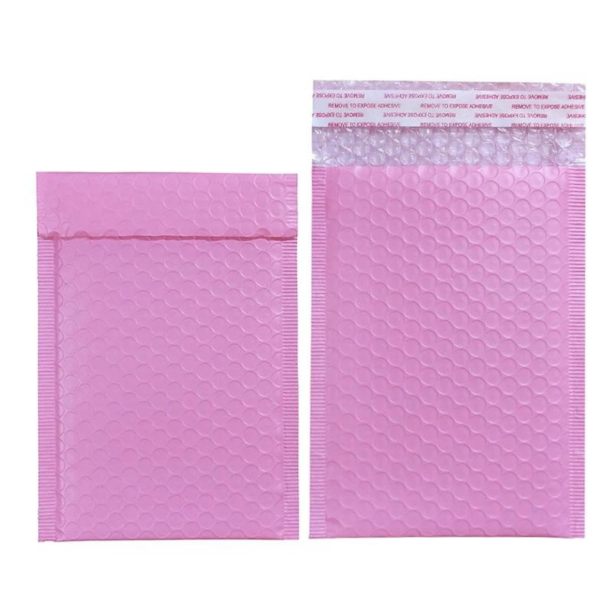 10 Stück Hellrosa gepolsterte Briefumschläge, selbstklebende Versandtaschen, Versandumschläge, 30 x 40 cm