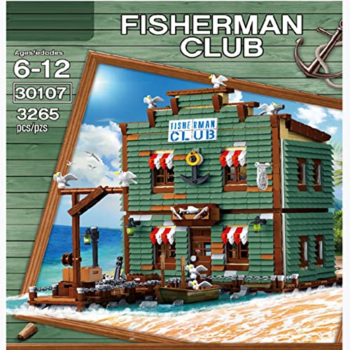 Haus Bausteine Bausatz, Modular Moc Klemmbausteine Haus, 3262 Teile Fischer Club Architektur Modell Modulare Gebäude… – Bild 3