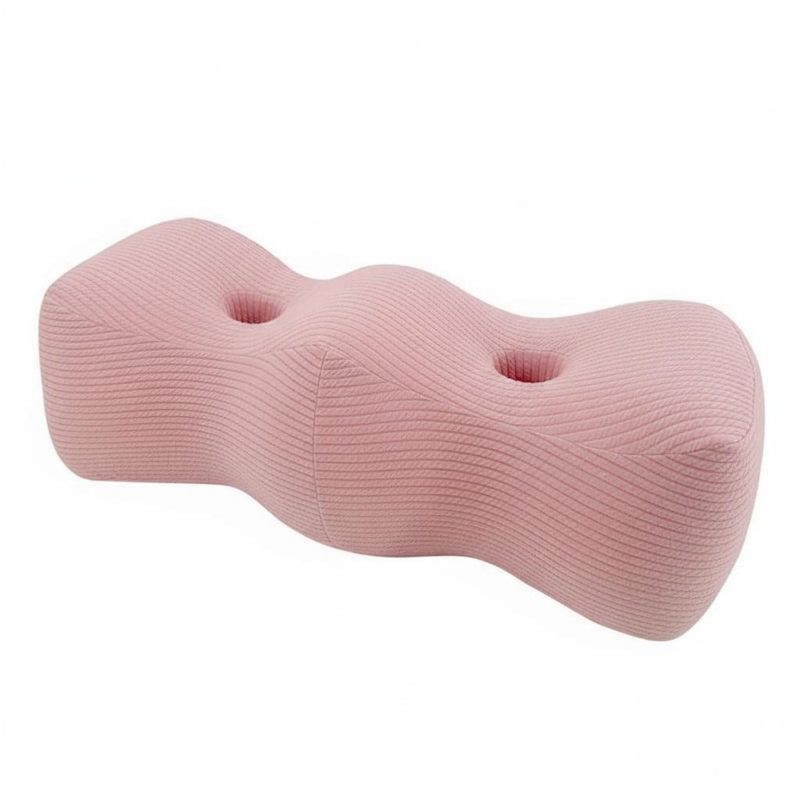 Almohada para Piernas Almohada Ortopédica Cojín de Almohada Entre Piernas Cojín Elevador de Piernas con Funda de Punto Transpirable Adecuada para, Gris