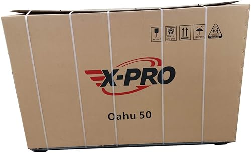 Miniatura 5 de X-PRO Oahu - Ciclomotor de 50 cc con ruedas de aluminio de 12 pulgadas, maletero trasero, eléctricoarranque de patada! Faro grande (negro)