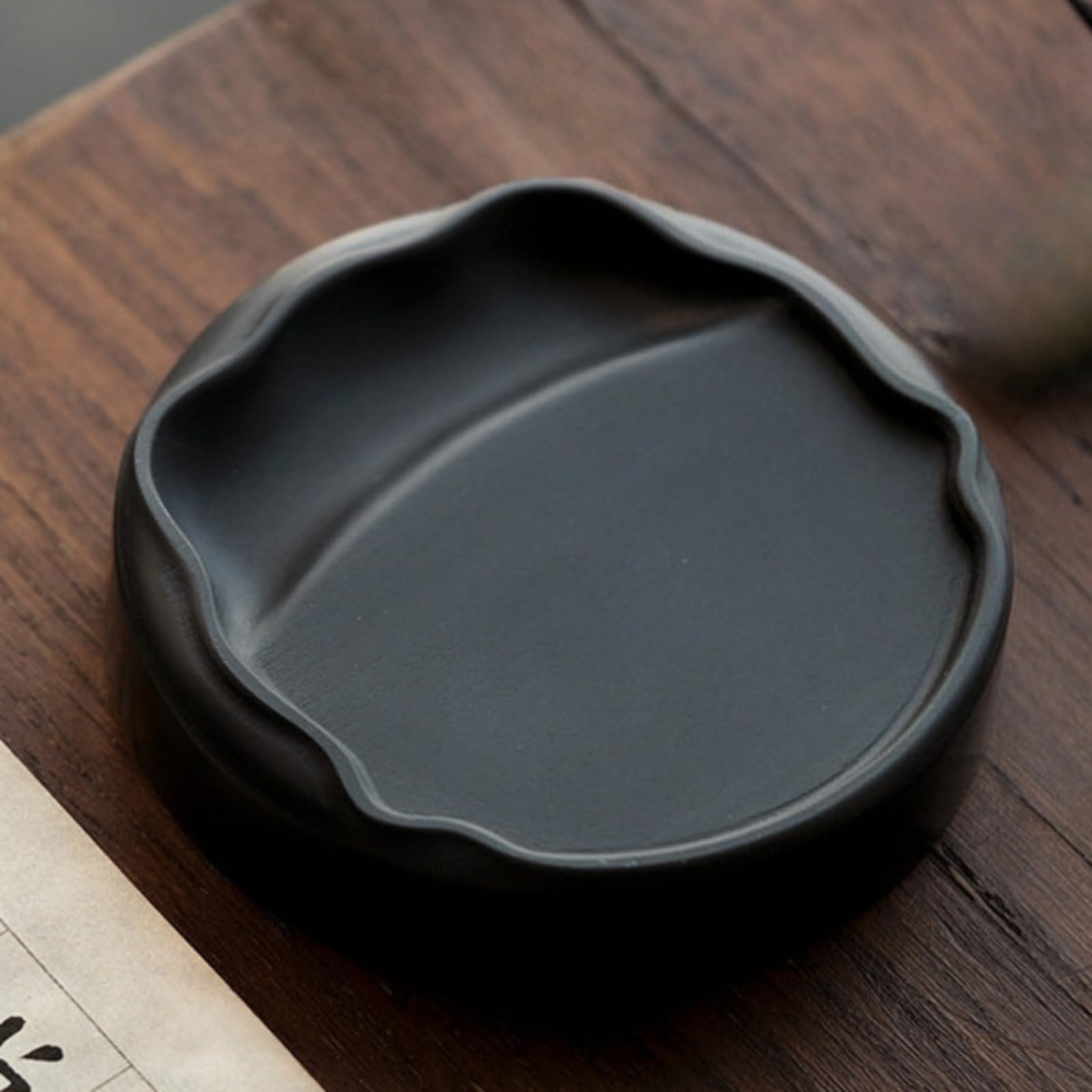 Pietra per calligrafia in stile cinese, 9 cm, decorazione da scrivania