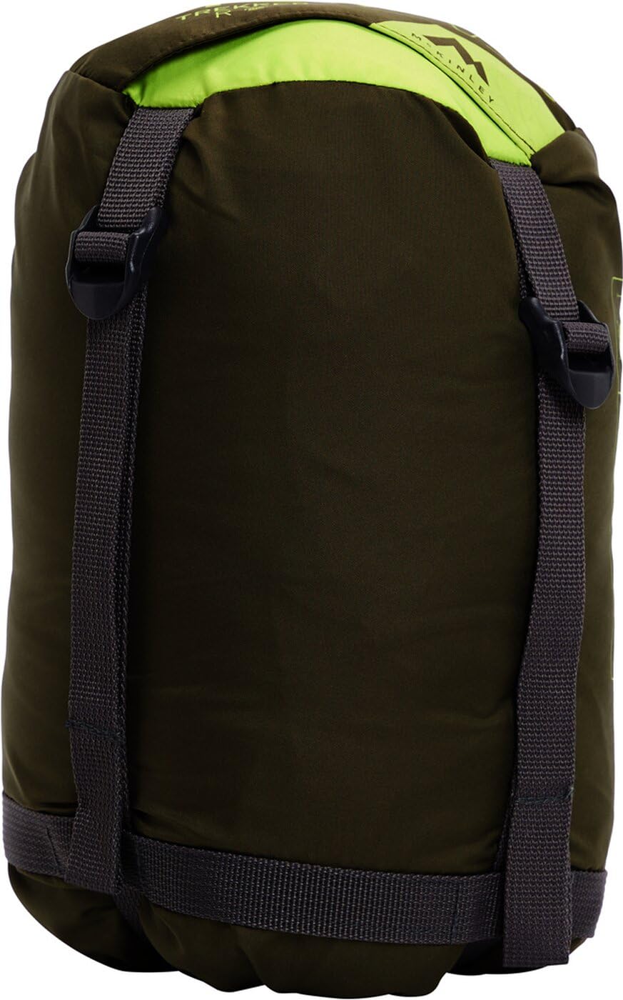 Mckinley Trekker Saco de Dormir, Unisex, Olive Dark/Black Nig, 195R
