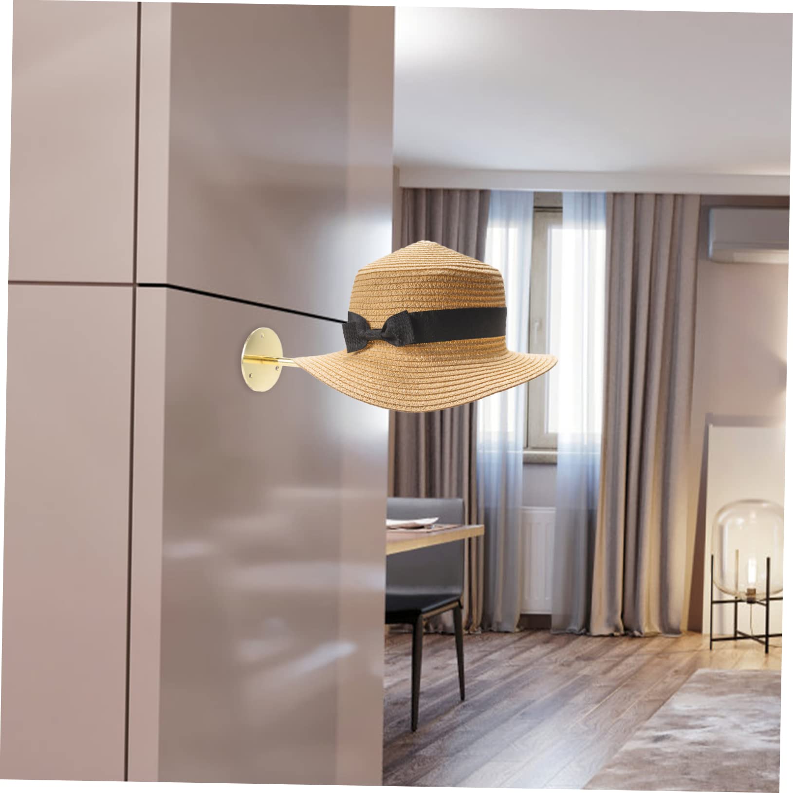 Zerodeko Soporte de Pared para Gorras de Béisbol de Madera y Metal