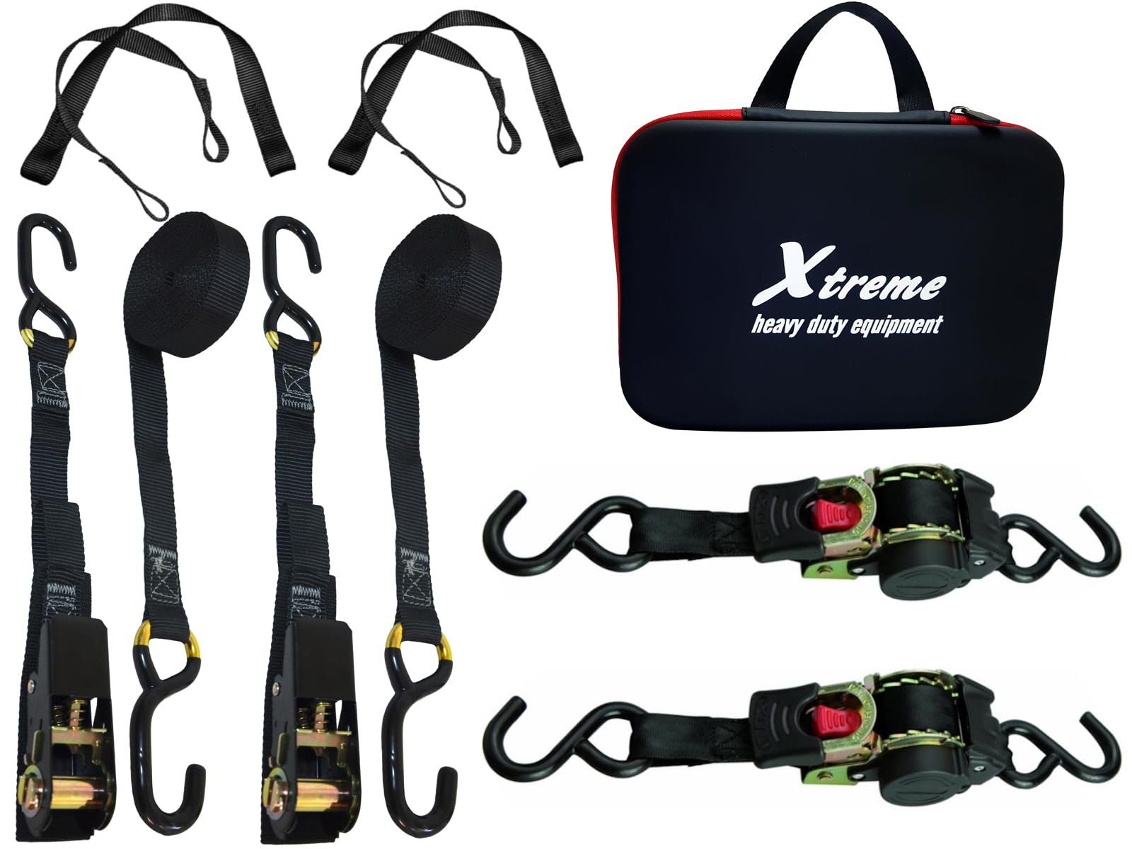 Cargo Straps, cinghie di fissaggio bagagli - Kit 3