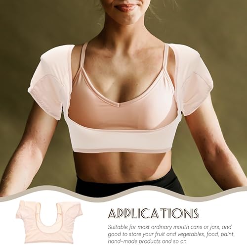 Miniatura 3 de SUPVOX Chaleco de ropa interior con protección contra el sudor, escudo lavable para las axilas para mujeres, niñas y mujeres