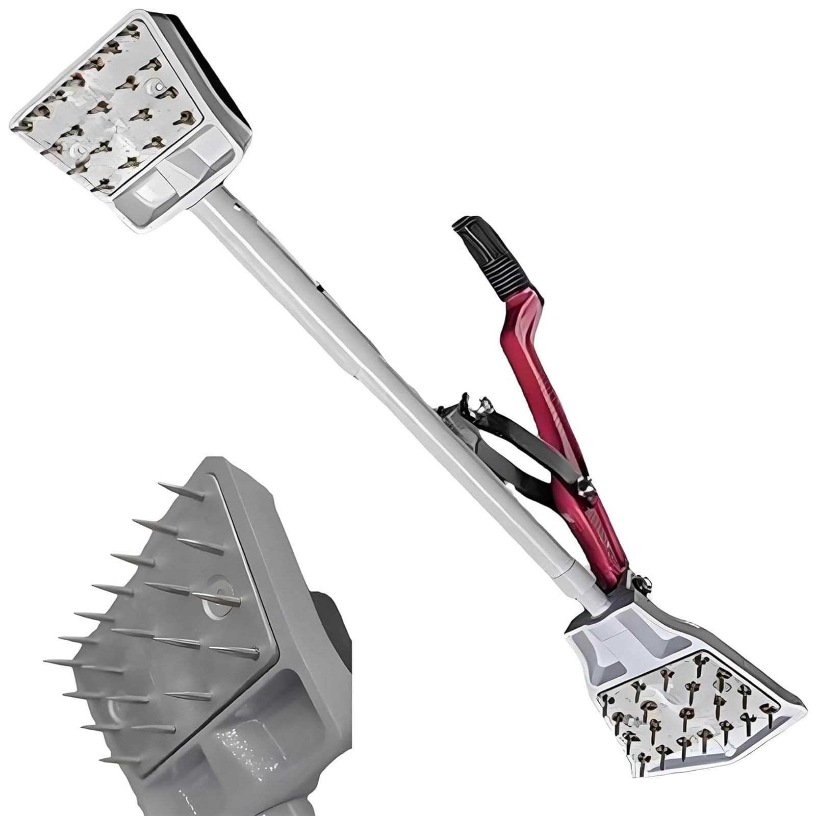 Kit d'outils d'installation de civière de moquette sans genou pour projets de sol, solution d'étirement sans genou avec pinces
