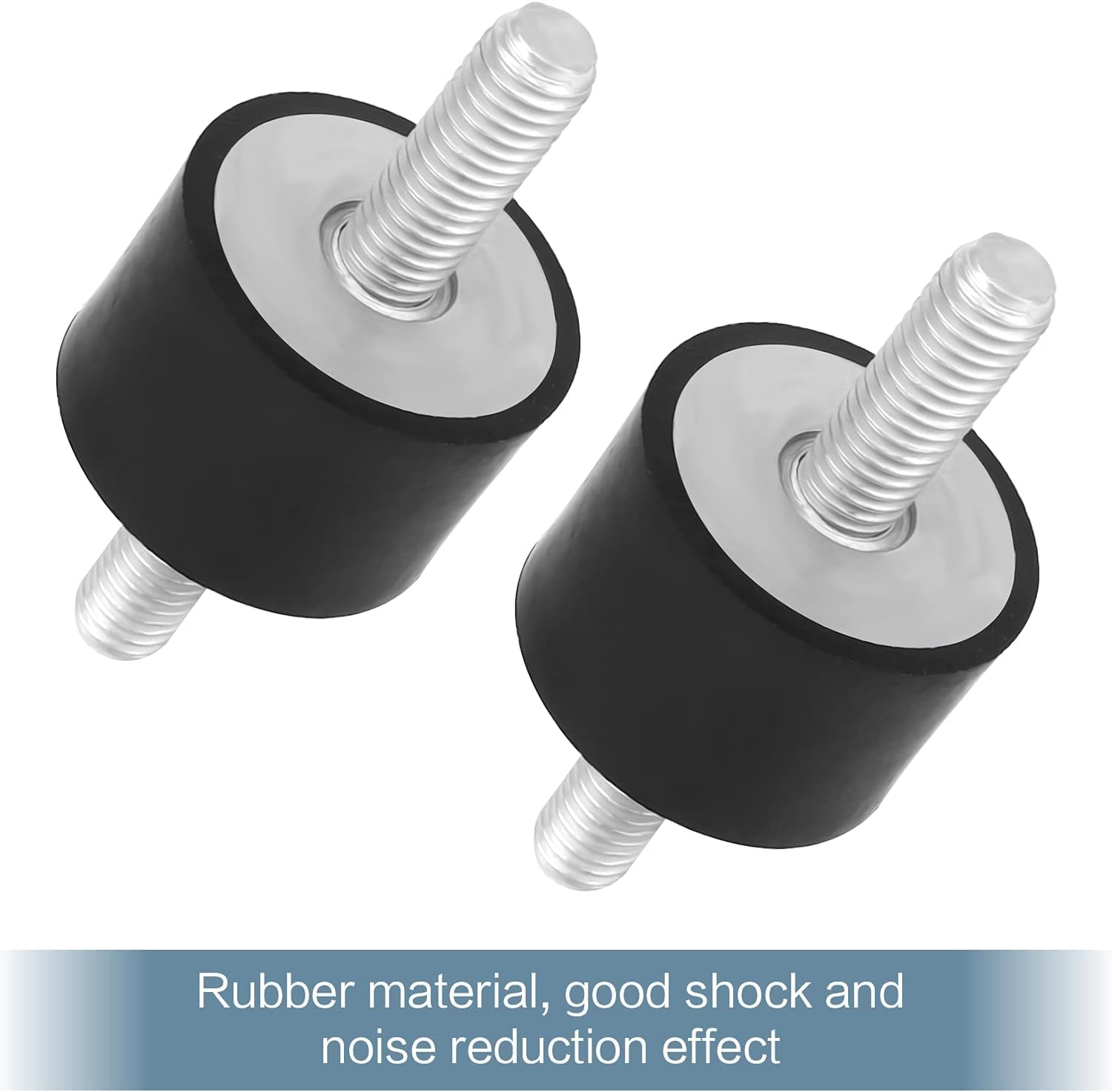 Ticeed 6PCS Silent Bloc M8 Caoutchouc Amortisseur Anti-Vibration 30x20mm Pour Voiture Bateau