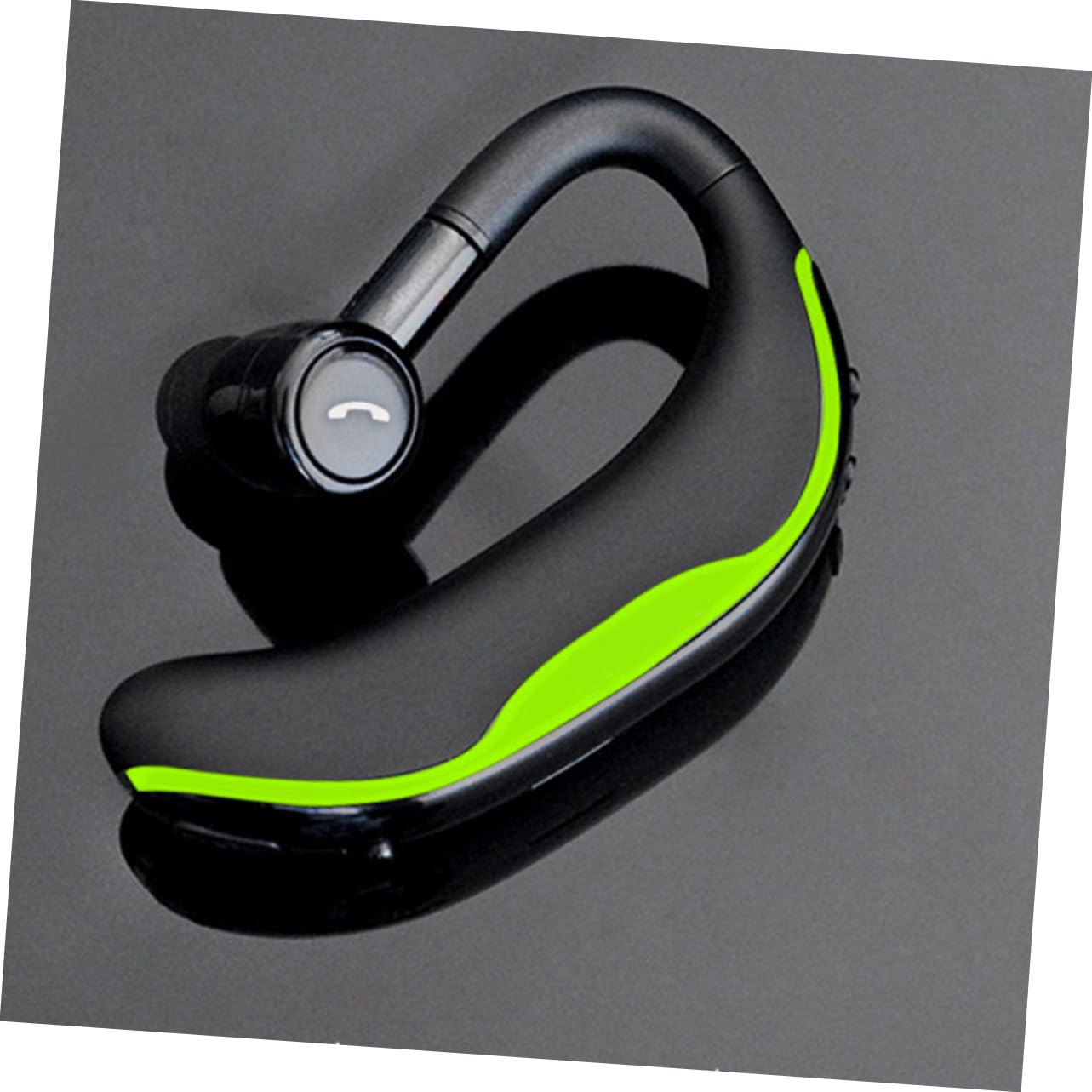 KOMBIUDA Auricolari Wireless Impermeabili Gancio Sportivi, Cuffia Singola Leggera 12g, Compatibili Smartphone per Attività All'aperto e Uso Quotidiano Grigio
