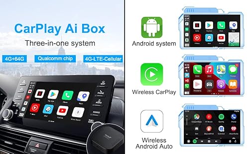 CarlinKit carplay ai box,Android 4+64GB