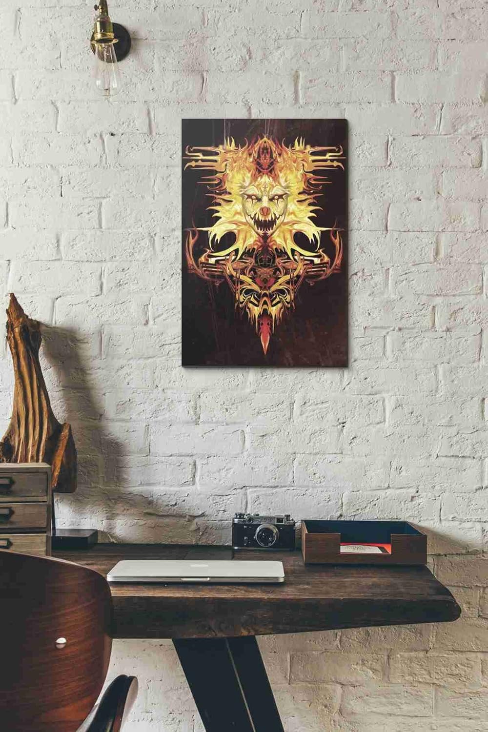 Epic Graffiti 'Trickster' by Michael StewArt, Canvas Wall Art, 12"x18"