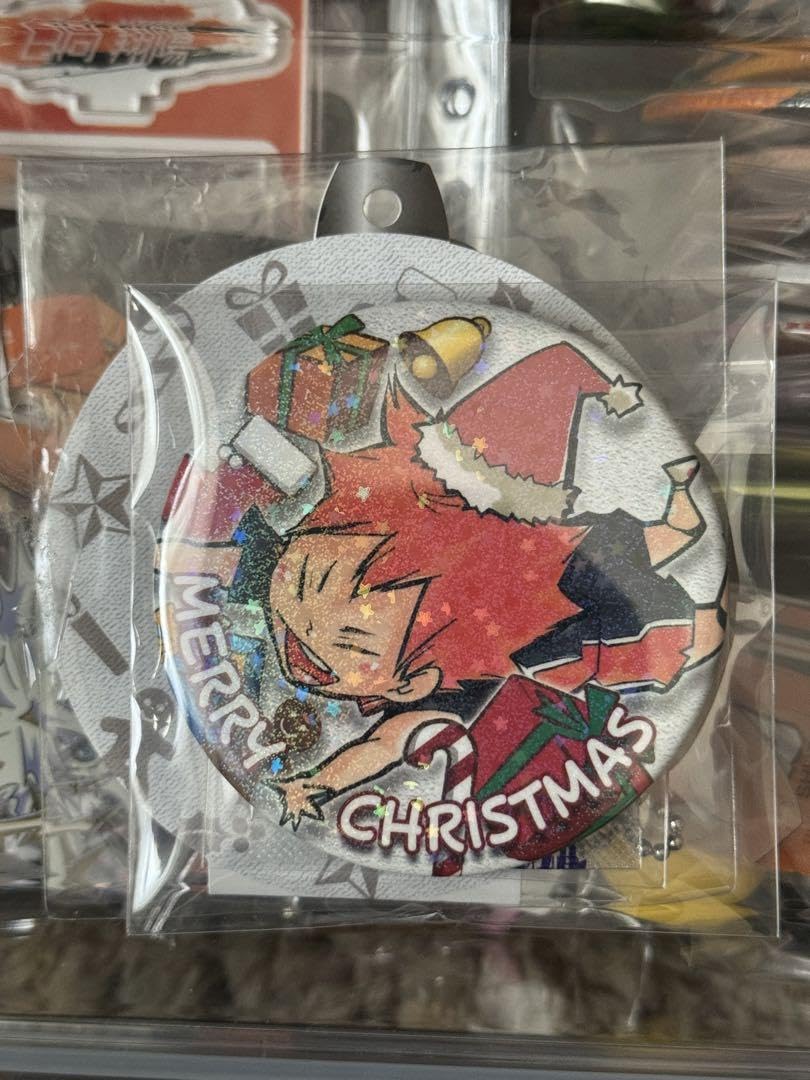 ハイキュー!! 日向翔陽 クリスマス オーナメント風 缶バッジ 2019