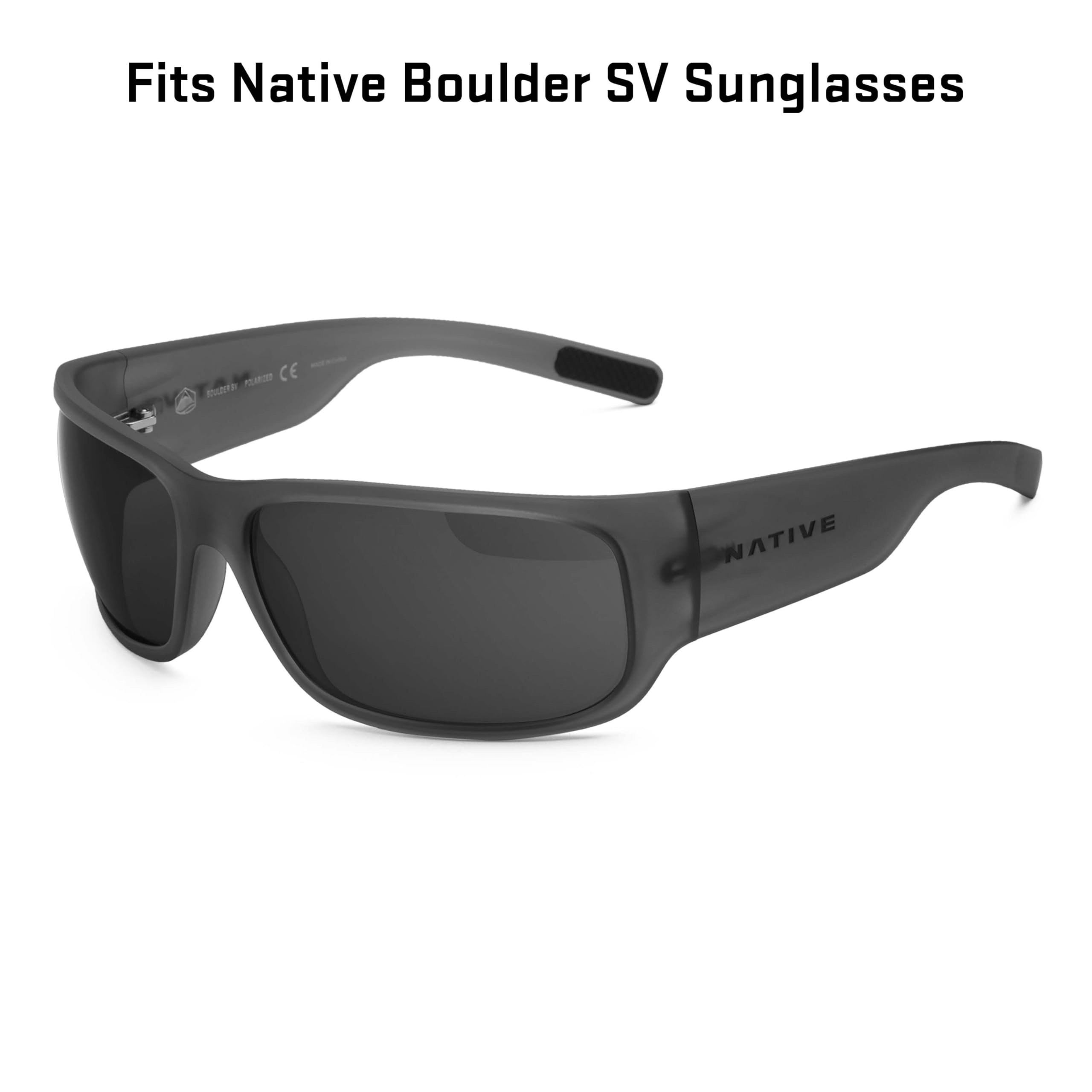 REVANT Lenti di ricambio compatibili con Native Boulder SV | Polarizzato disponibile, Protezione UV 100%, Resistente a urti e graffi, Vestibilità precisa, Correzione ottica