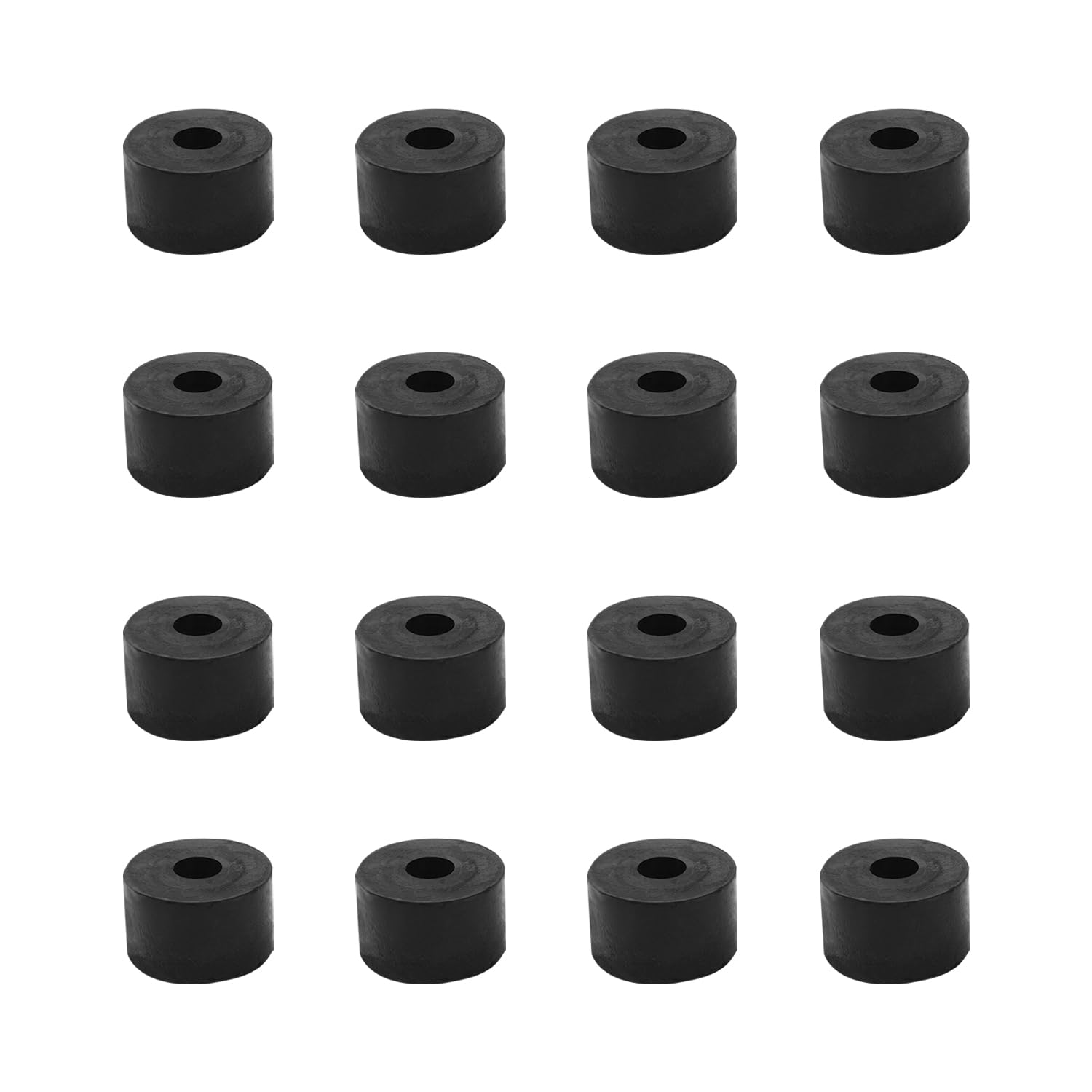 16 Pieces Rubber Spacers, M8 Plastic Spacer Bushings, 25mm Outer Diameter 8mm Inner Diameter 15mm Thickness Plastic Spacers for Home Automotive Accessories, Containers