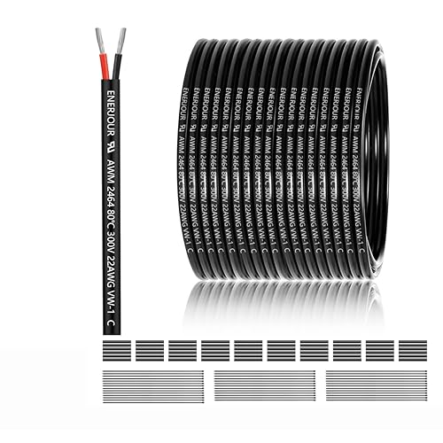 Miniatura 29 de Cable eléctrico de calibre 18 y 3 conductores de 50 pies, UL 2464 18 AWG 3 cables de cobre estañado PVC trenzado de 18/3 núcleos para iluminación