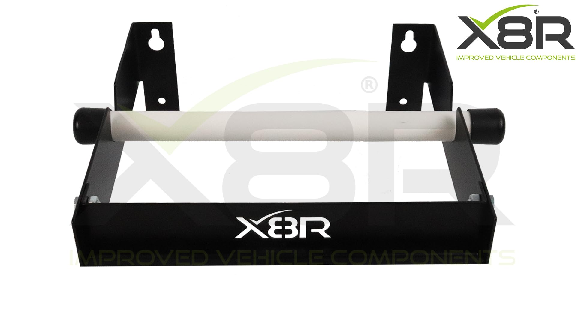 Resistente Azul Rollo Papel Toalla Dispensador Soporte para Montaje en Pared Soporte Taller Acero Negro
