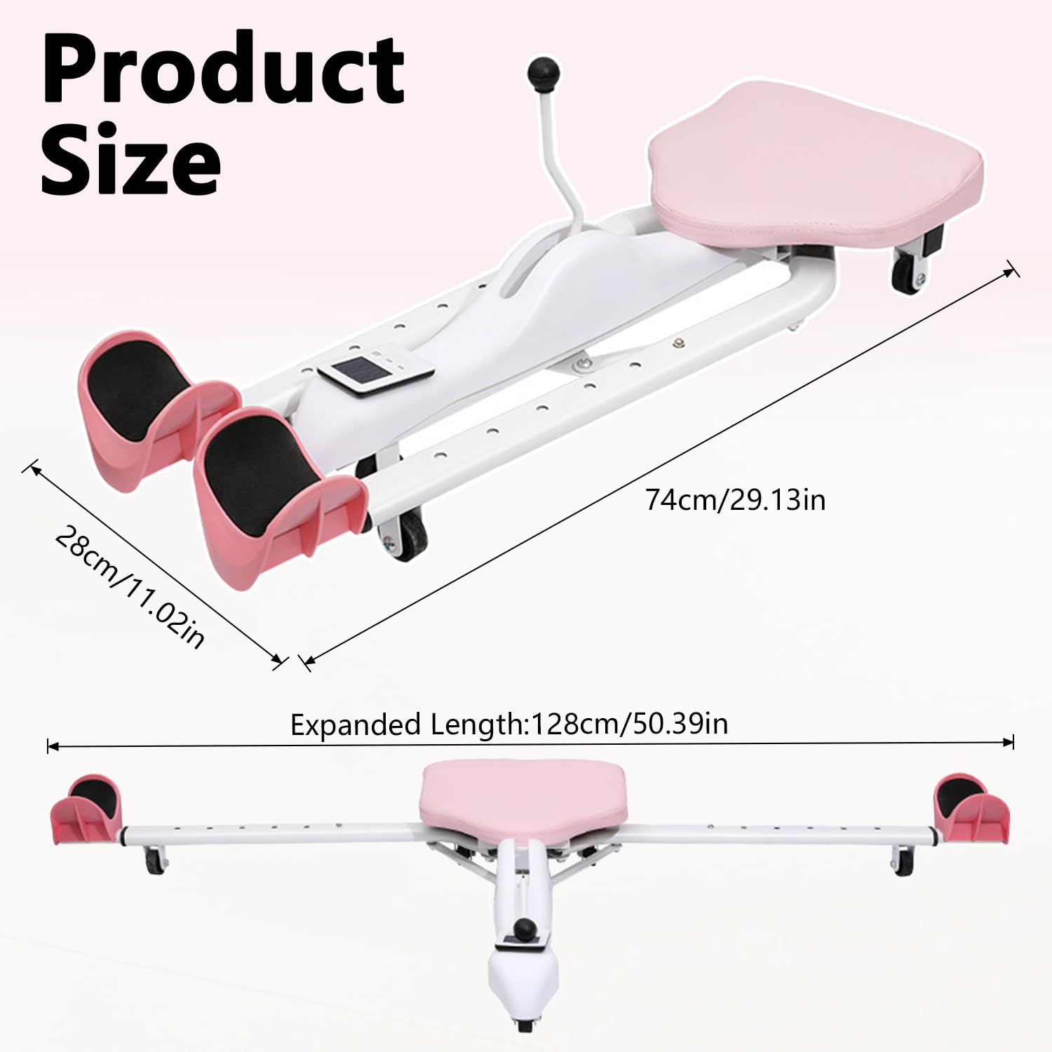 Beinspreizer Spagattrainer, 0-180° Verstellbares Beinstrecker Maschine, Verbessern Sie Ihre Flexibilität und Dehnqualität für Tanz,Ballett,Yoga,Gymnastik und Andere Sportarten(Einfache Installation)