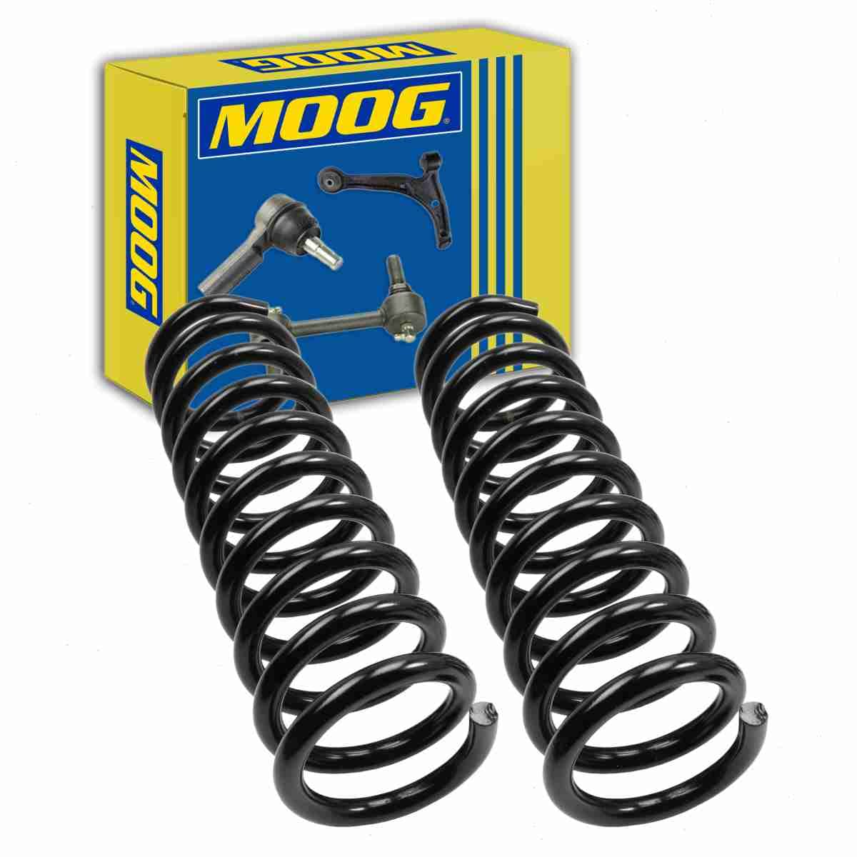 Front Coil Spring Set compatible with Chevrolet Nova 5.0L 5.7L 6.5L V8 1969-1974
