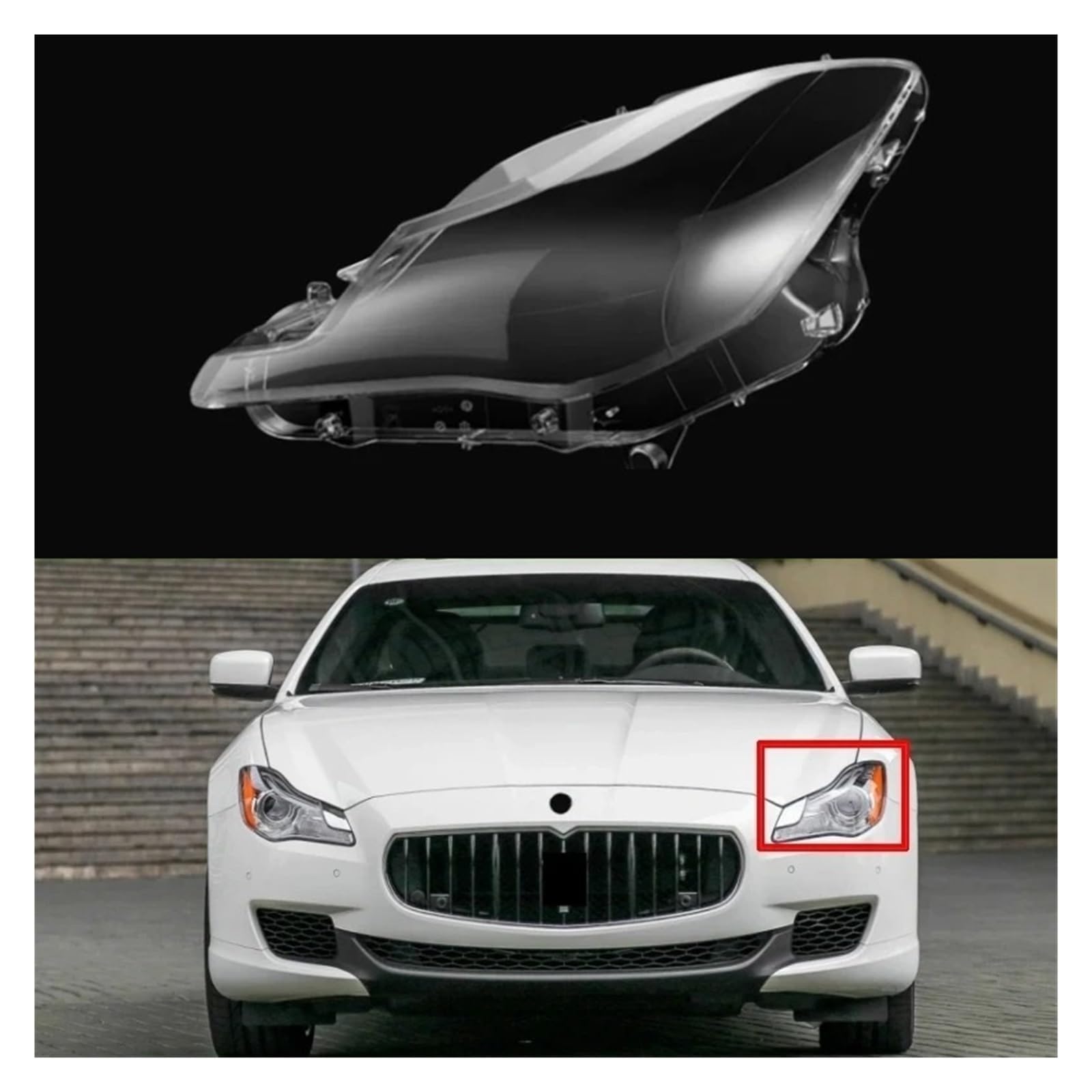 Amazon | 車のヘッドライトレンズ マセラティ クアトロポルテ