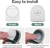 Vista 4 de Joshey Juego de 6 tapones de repuesto con sello de goma, compatibles con la boquilla de la botella de agua Owala Freesip de 24 onzas - Piezas