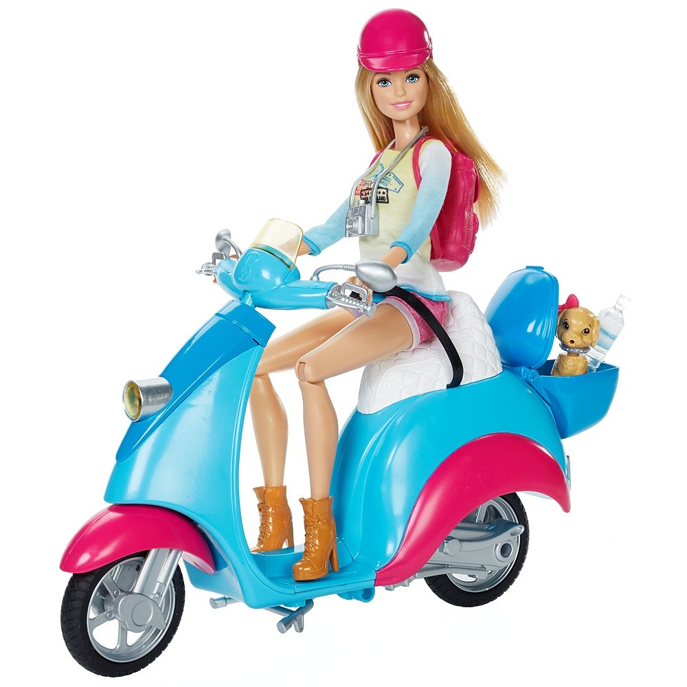 Barbie Pink Passport Travel Doll With Scooter Desertcart INDIA