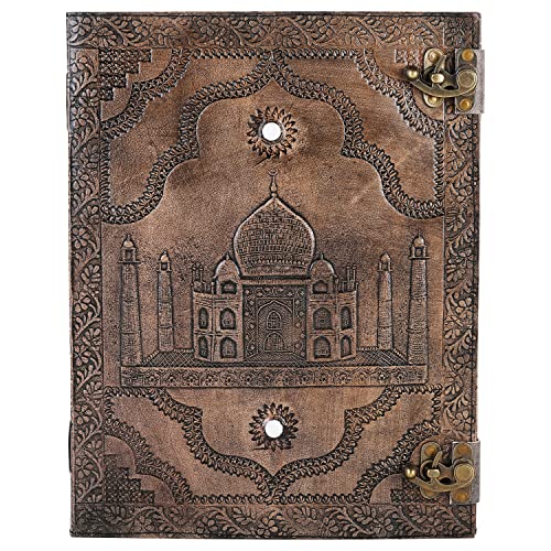 Grimoire en cuir rechargeable fait main, finissez-en avec les feuilles volantes - 2