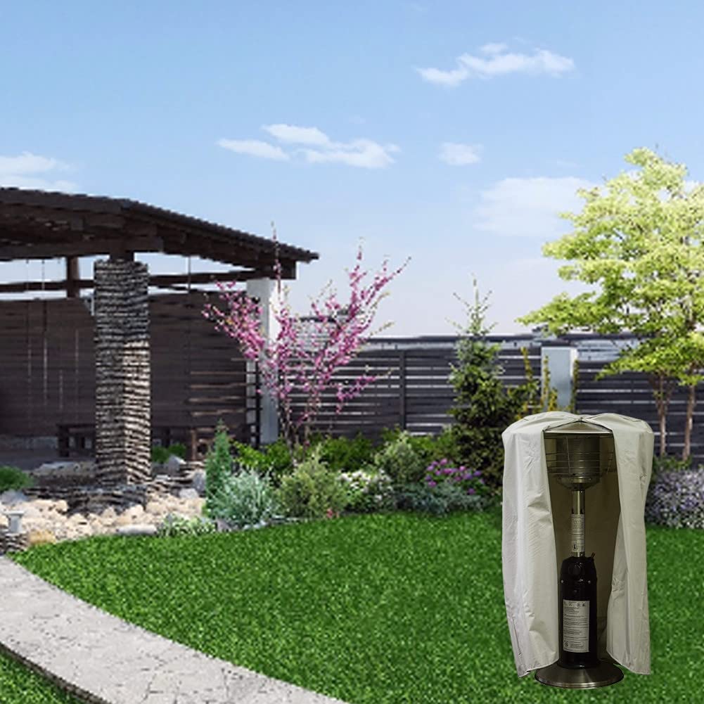 Copertura per scaldabagno, copertura antipolvere per riscaldamento, resistente all'acqua, per tavolo da giardino