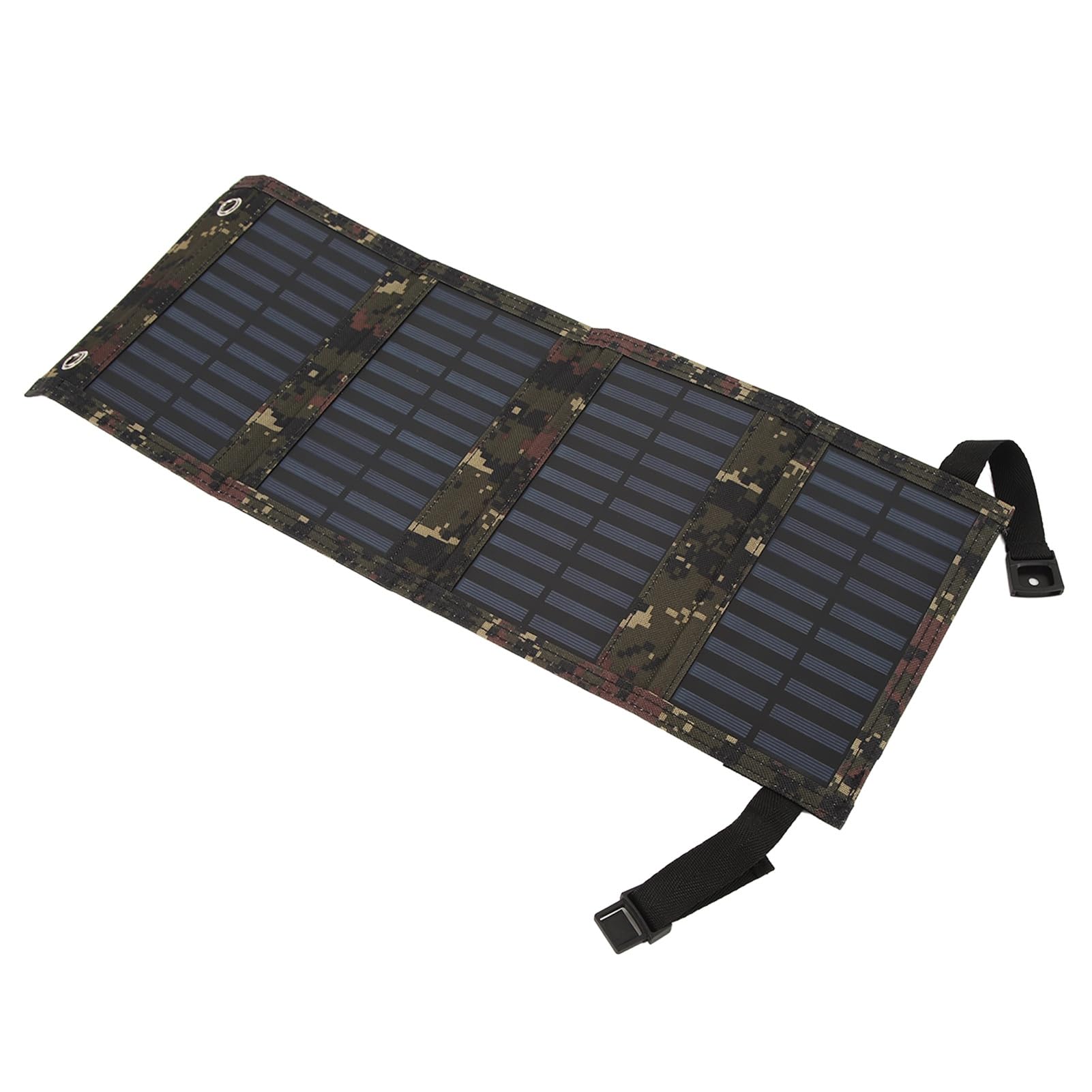 Pannello Solare Portatile Pannello Solare Pieghevole Caricatore 20W Monocristallino 5.5V IP65 Impermeabile Leggero con Indicatore di Ricarica LED per Campeggio (Verde scuro)