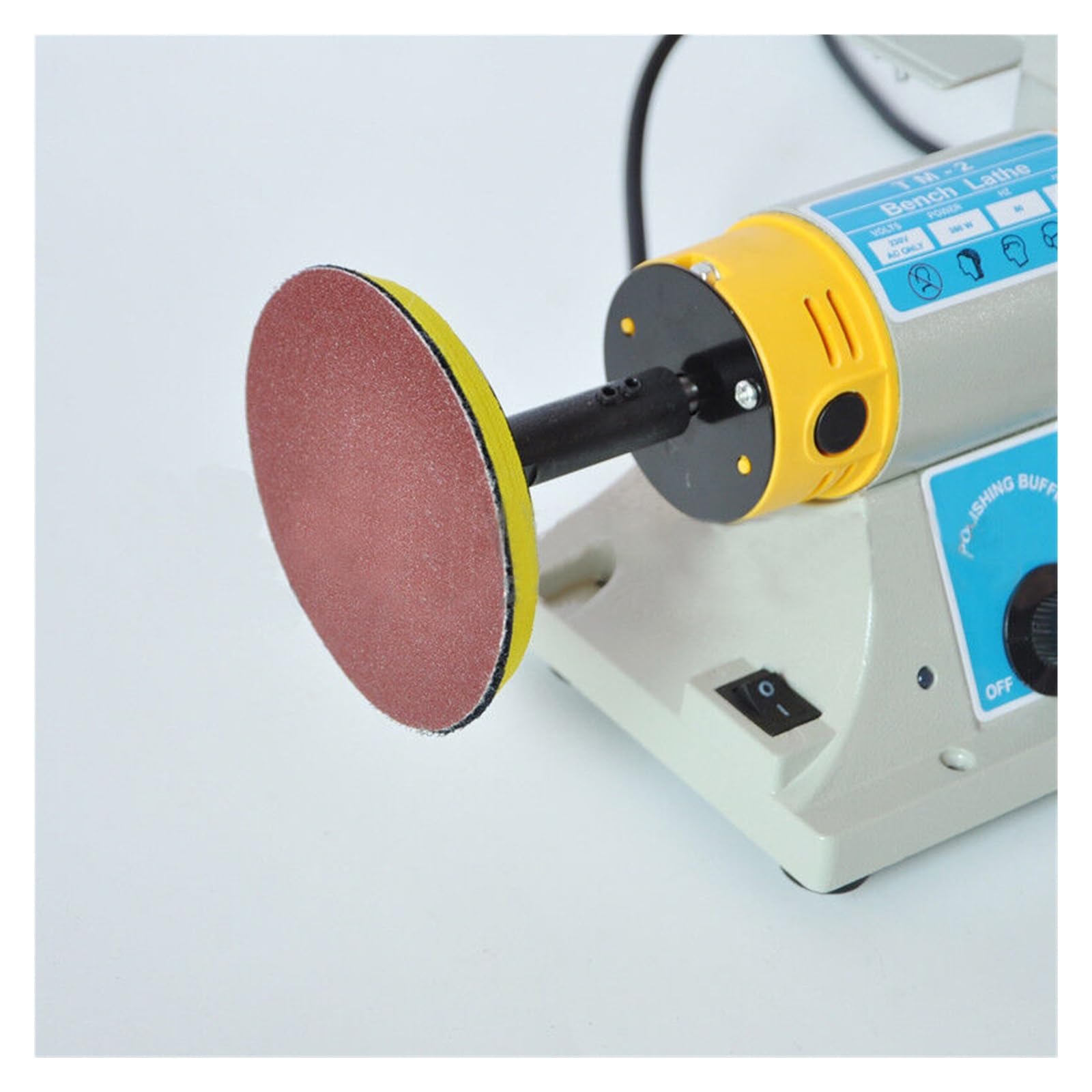 Esmeriladora de Banco, Mini sierra de mesa de 350W, multifuncional, for carpintería, 10000RPM, joyería de gemas, pulidora de roca, máquina de corte, amoladora de torno de banco, para moler, pulir y t