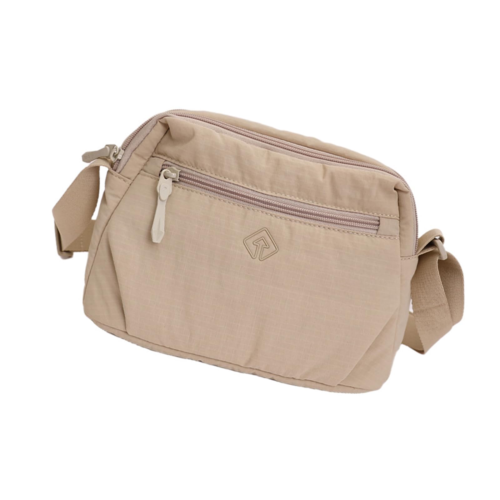 BWANGIAO Nylon Crossbody Bag for Women and Men Casual Shoulder Bag with Large Capacity Multi Layer Satchel for Travel and Work