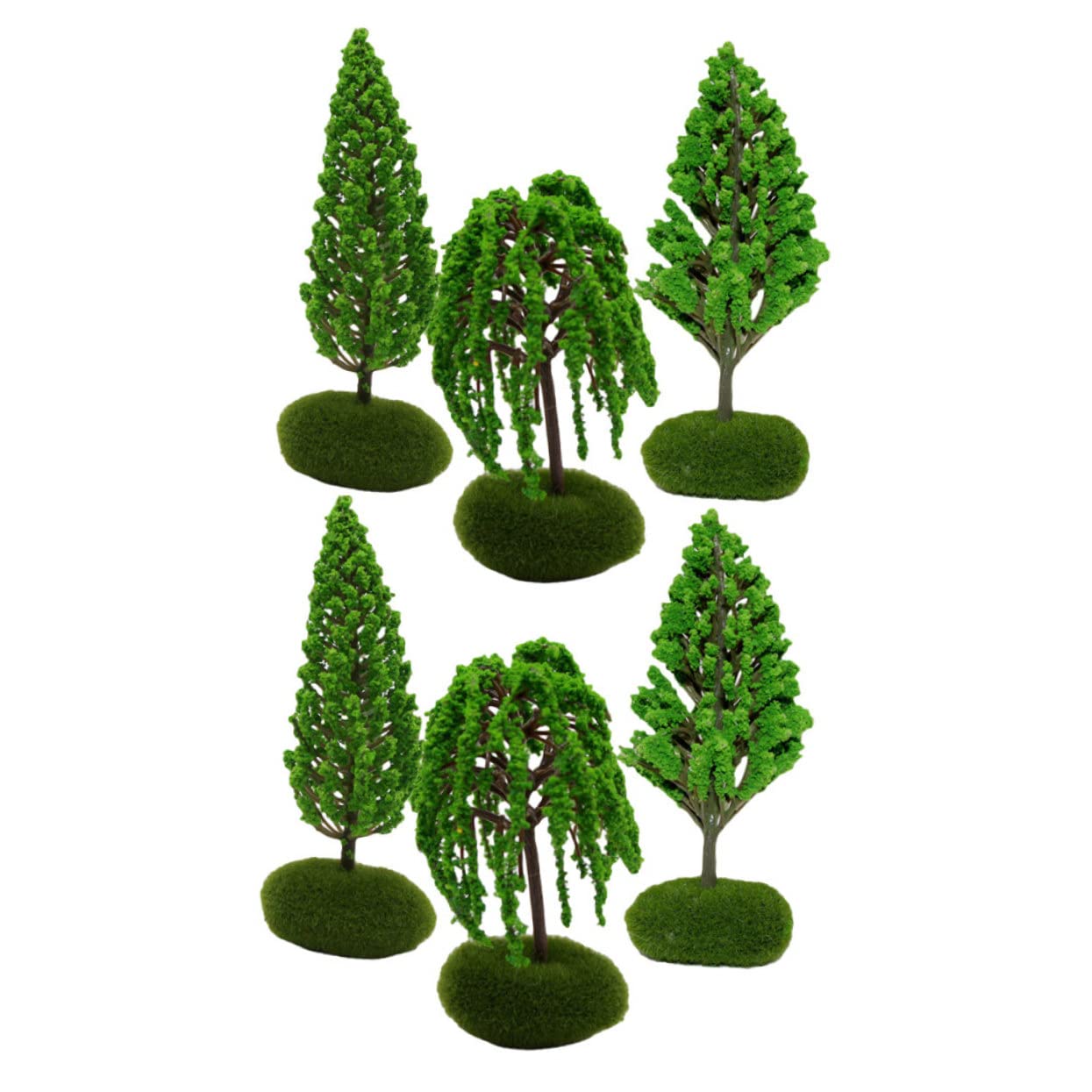 NUOBESTY Pezzi Modello Di Albero Treno Mini Alberi Modellini Di Treni Diorama Modelli Di Alberi Treni A Scartamento O Piccoli Edifici In Scala N Alberi Giocattolo Modello Mini