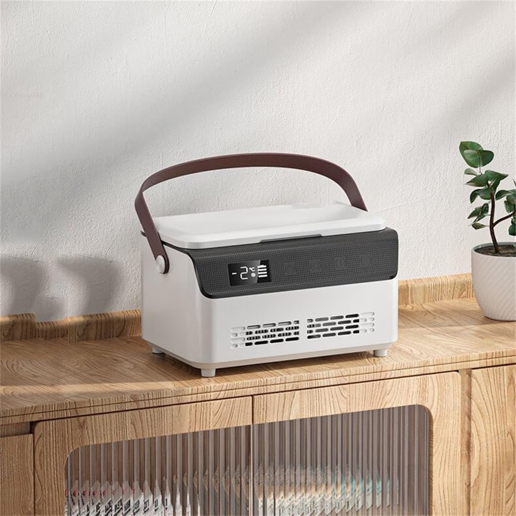 Portable Freezer Box Mini Car Home Two Charging With Battery Small Refrigerator