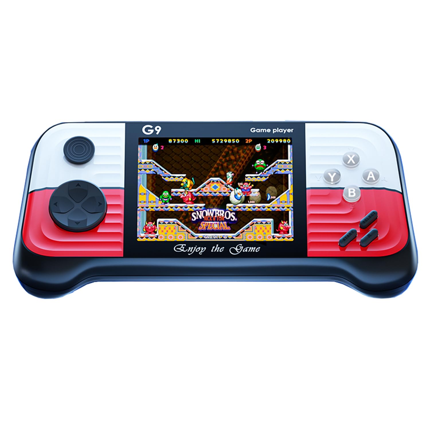 Retro Mini Video Games Portable Handheld Game，Handheld Game Console with Classical FC Games 3.0" Color Screen，Birthday for Boys Girls and Adults (Red)