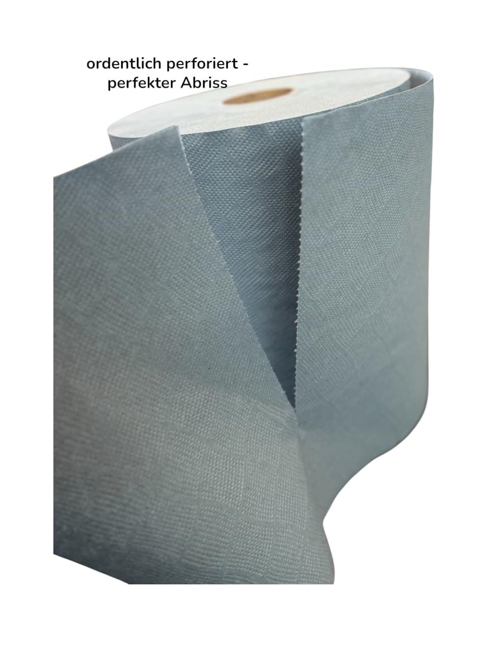 2x Putzrolle blau | 1000 Blatt | 2-lagig | 33x36cm | Saugstark | Industrie & Werkstatt Putztuchrolle VERLEIMT Putzpapier | 500 Blatt pro Rolle